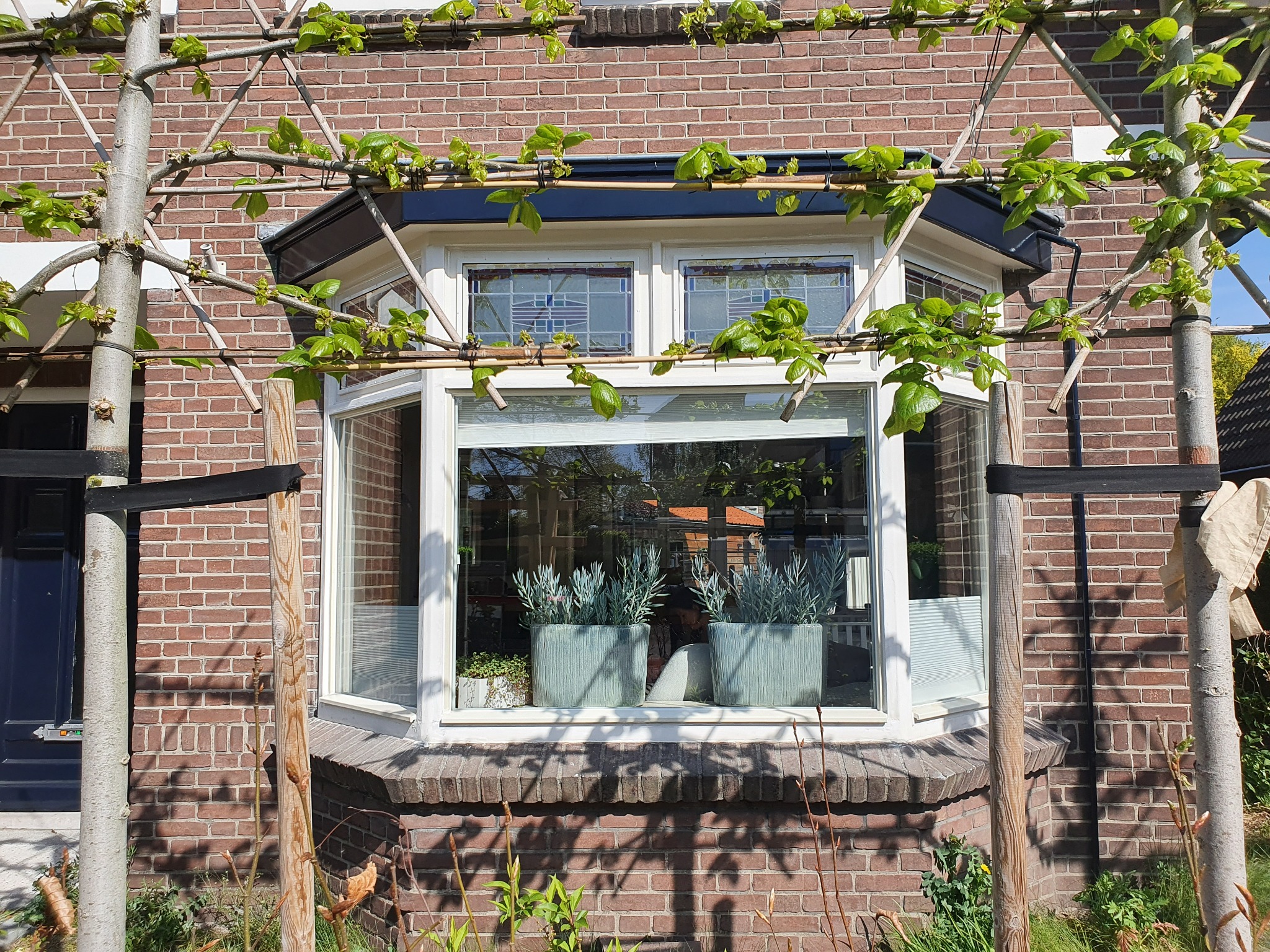 Woning met erker en isolatieglas