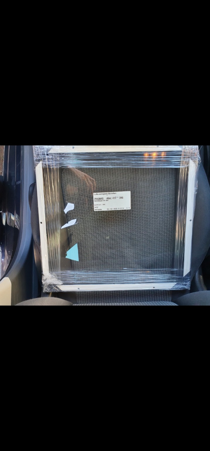 Veiligheidsglas gereed voor transport